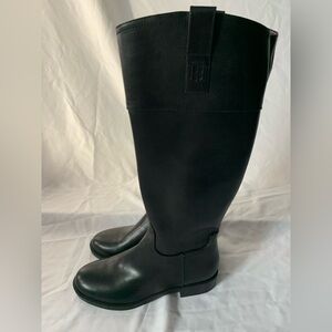 Tommy Hilfiger Tall Riding Boots Black Women's New Size 8M
